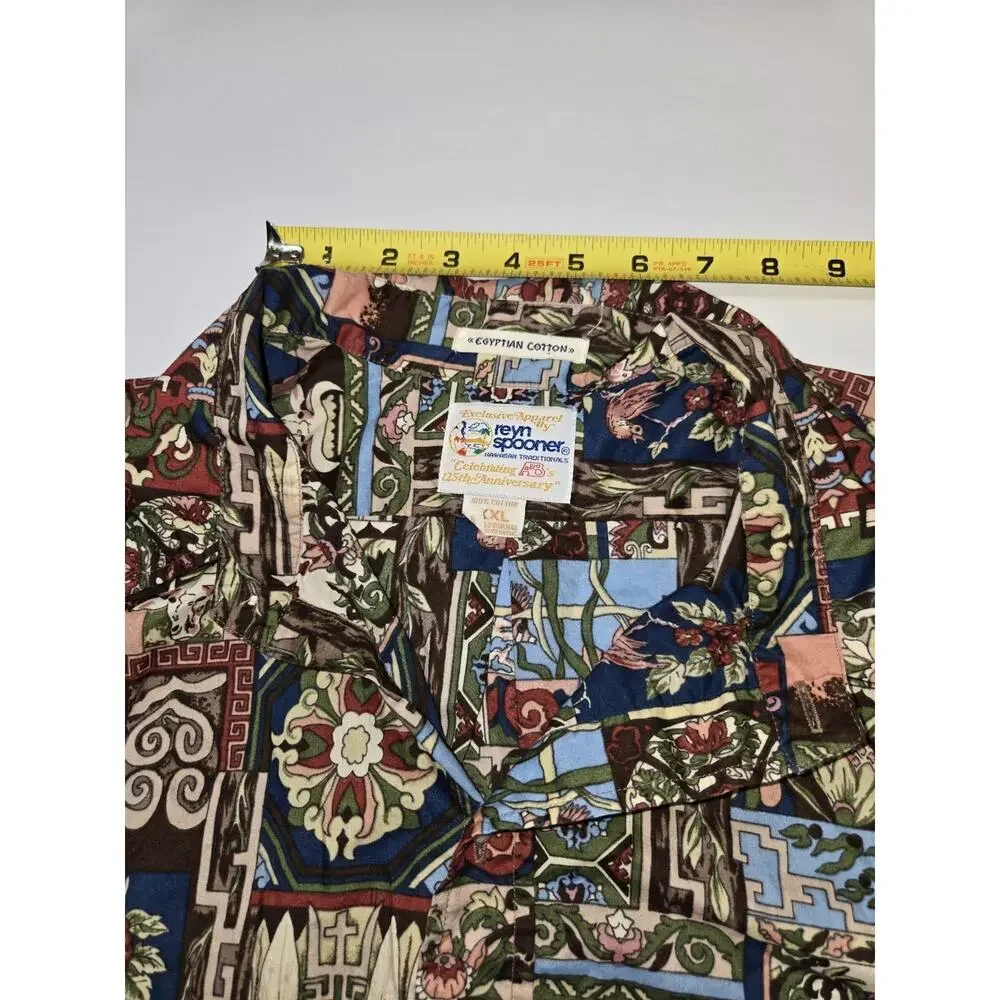 Reyn‎ Spooner Hawaiian Shirt Mens XXL 125th Anniversary A&B Vintage Rare - Picture 7 of 12